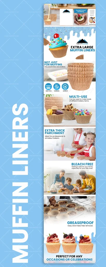 Muffin Liners (A+ Content) amzpert amazon ppc